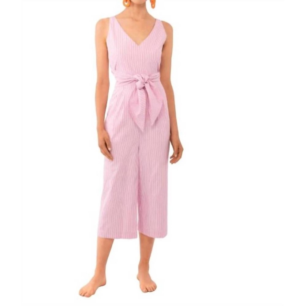 NWT Gretchen Scott Pink & White Wrap Jumper Size Medium